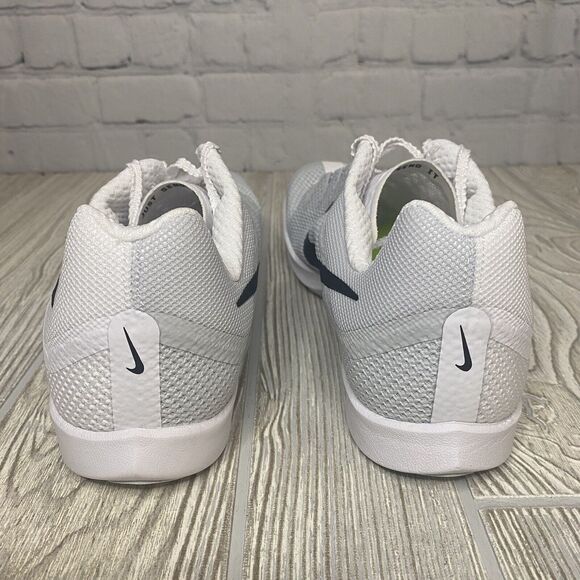 Nike Zoom Rival Distance Track Shoes Men’s 8 White Gray DC8725-100 Spikes New - Picture 6 of 8